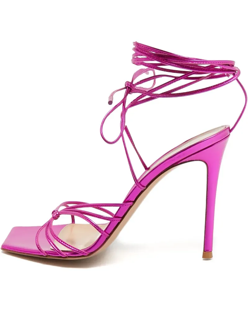 Gianvito Rossi Sandalen mit Riemen 75mm - Rosa Rosa