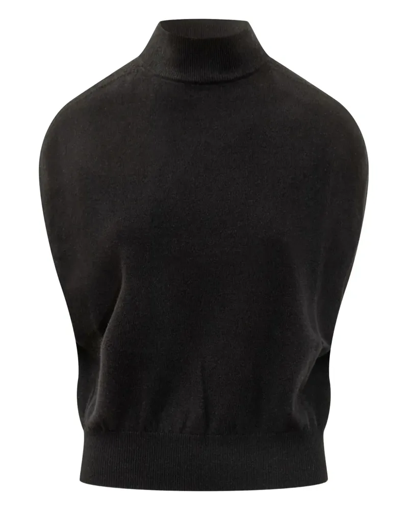 Semicouture Pullunder mit Rollkragen - Schwarz Schwarz