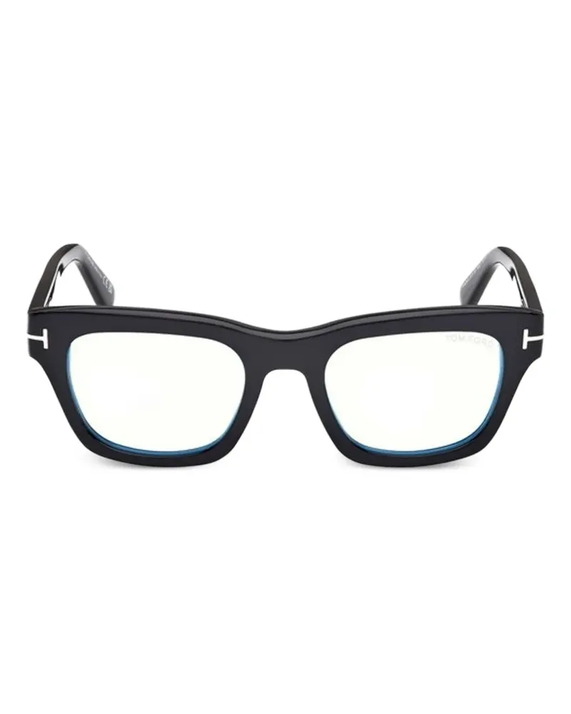 Tom Ford Brille mit eckigem Gestell - Schwarz Schwarz