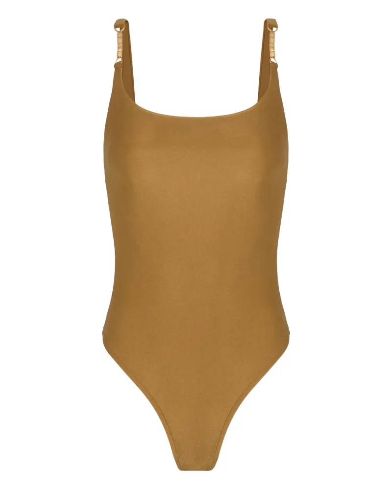 Lenny Niemeyer Badeanzug mit eckigem Ausschnitt - Gelb Gelb