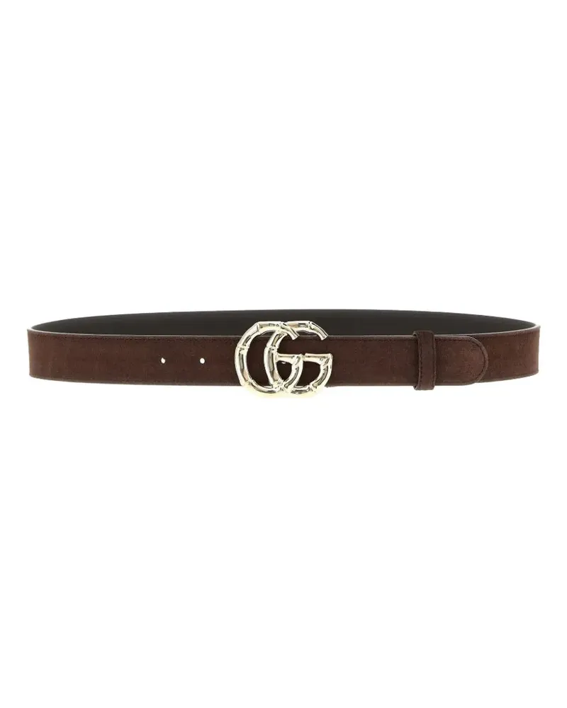 Gucci signature buckle belt - Braun Braun
