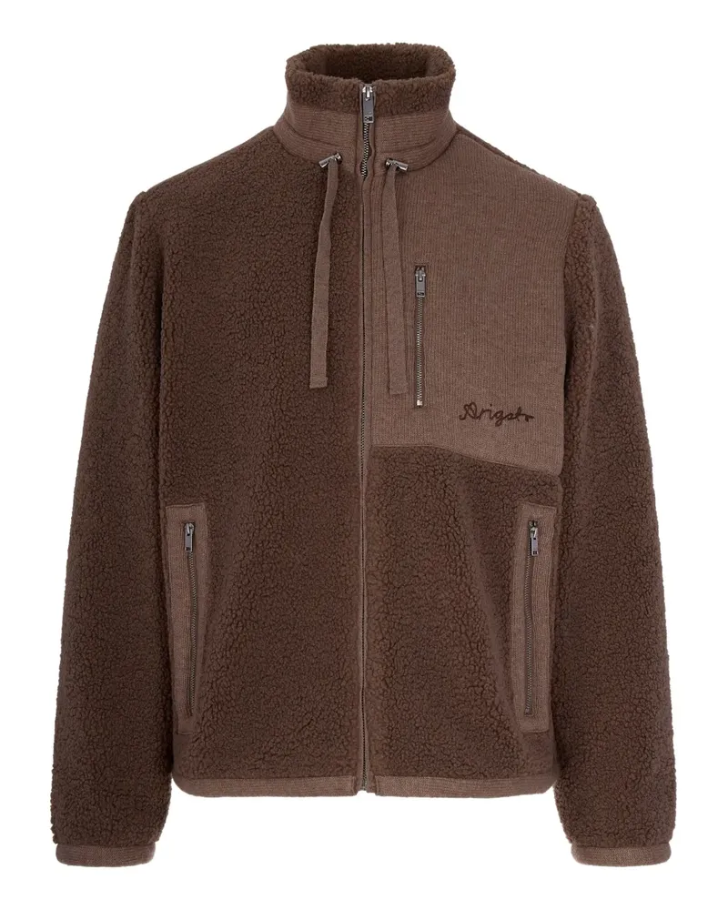 Axel Arigato Jacke mit Logo-Stickerei - Braun Braun