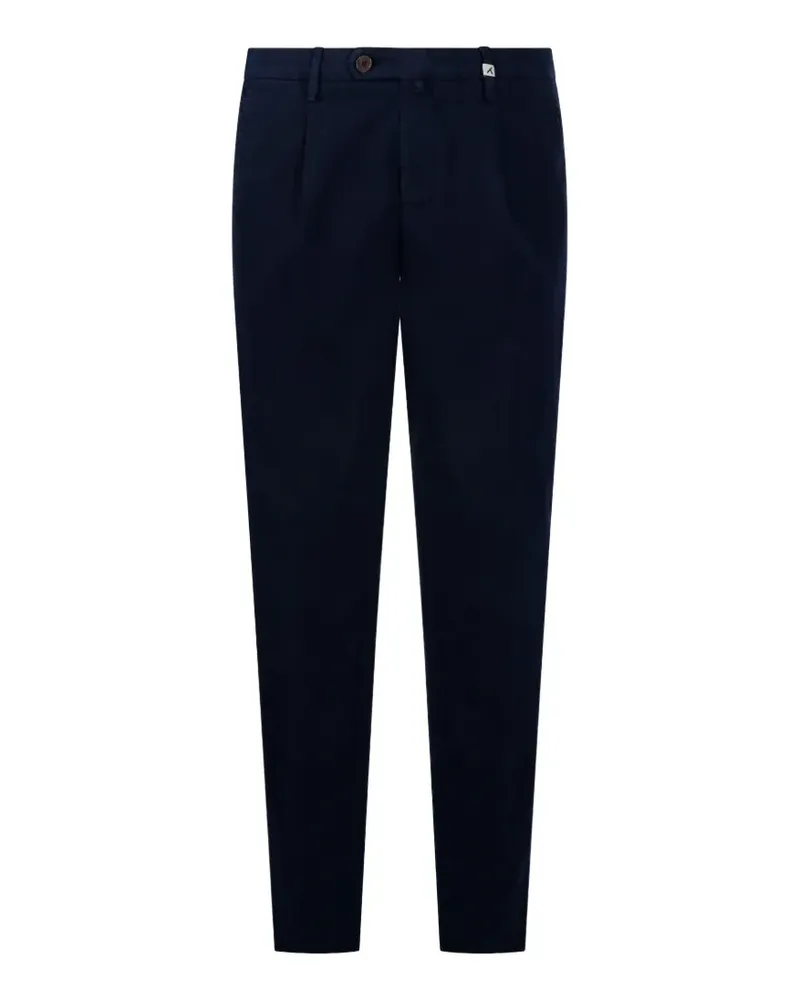MYTHS Plissierte Hose mit Schnallenverschluss - Blau Blau