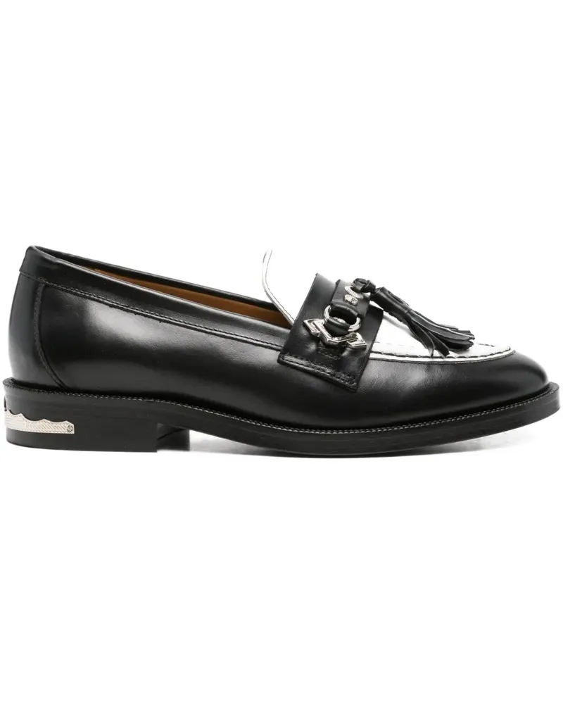 Toga Loafer mit Quasten - Schwarz Schwarz