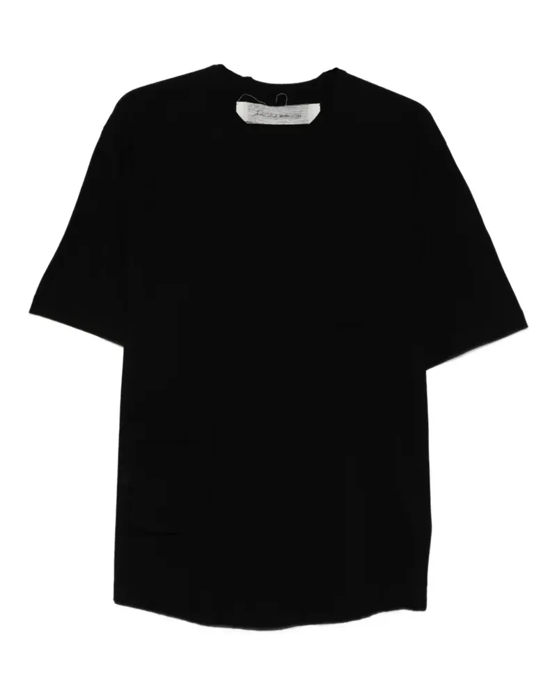 individual sentiments pocket-detail T-shirt - Schwarz Schwarz