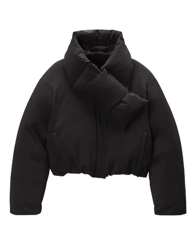 Alexander Wang Gefütterte Cropped-Jacke - Schwarz Schwarz