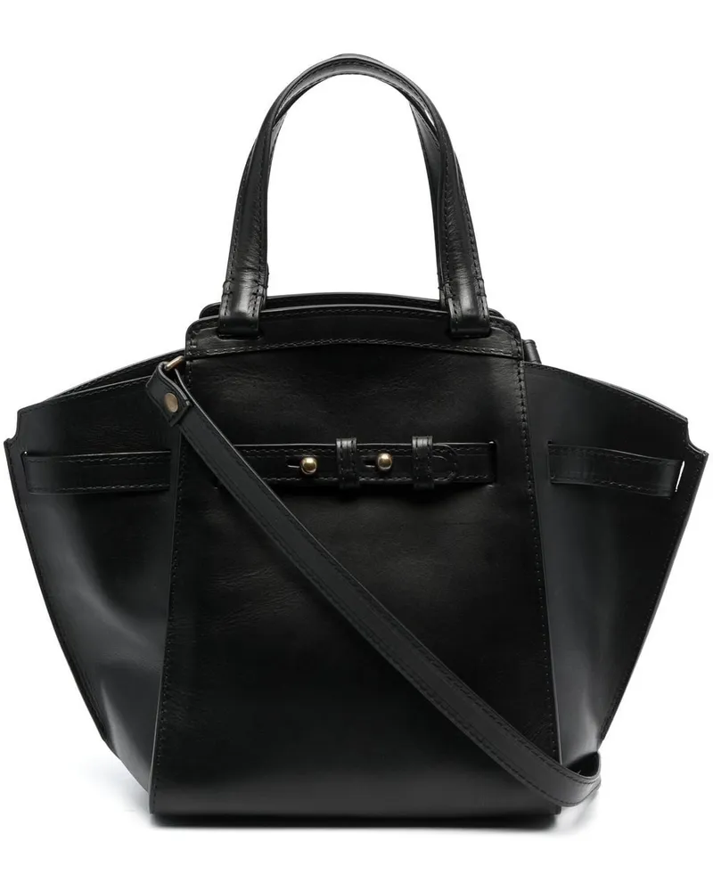 Officine Creative Italia Handtasche mit Henkel - Schwarz Schwarz