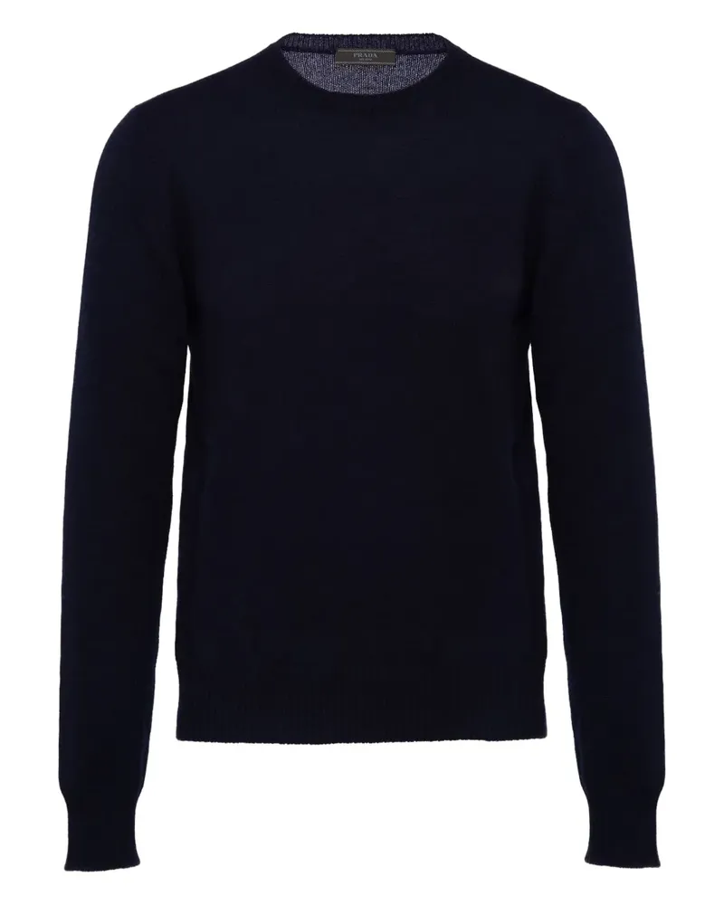 Prada Pullover mit Rundhalsausschnitt - Blau Blau