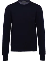 Prada Pullover mit Rundhalsausschnitt Blau