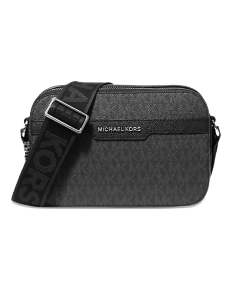 Michael Kors logo crossbody messenger bag - Grau Grau