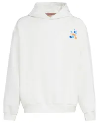 Marni Hoodie mit Logo-Print Weiß