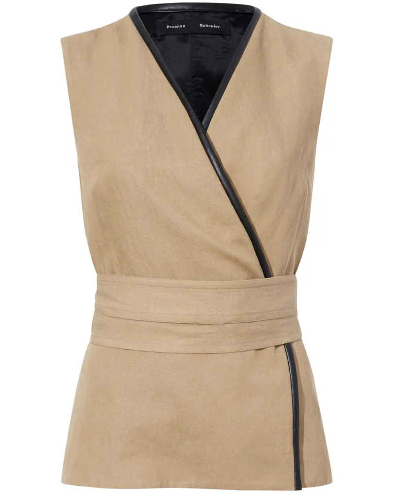 Proenza Schouler Elliot Bluse - Nude Nude