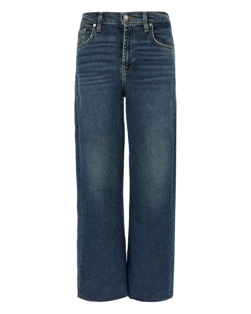 7 for all mankind Ausgefranste Alexa High-Waist-Jeans - Blau Blau