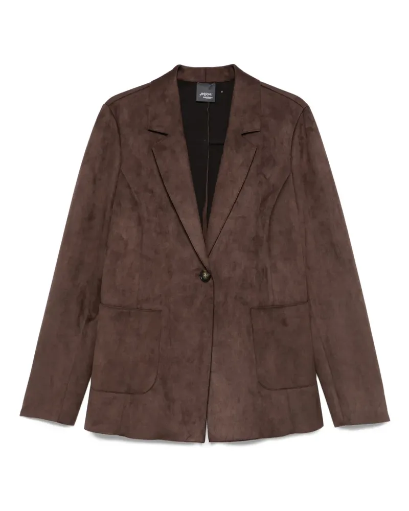 Marina Rinaldi Jacke mit Taschen - Braun Braun