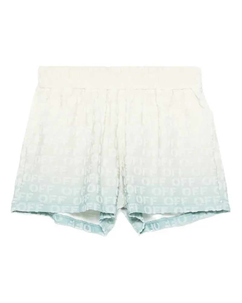 OFF-WHITE Shorts mit Logo-Muster - Nude Nude