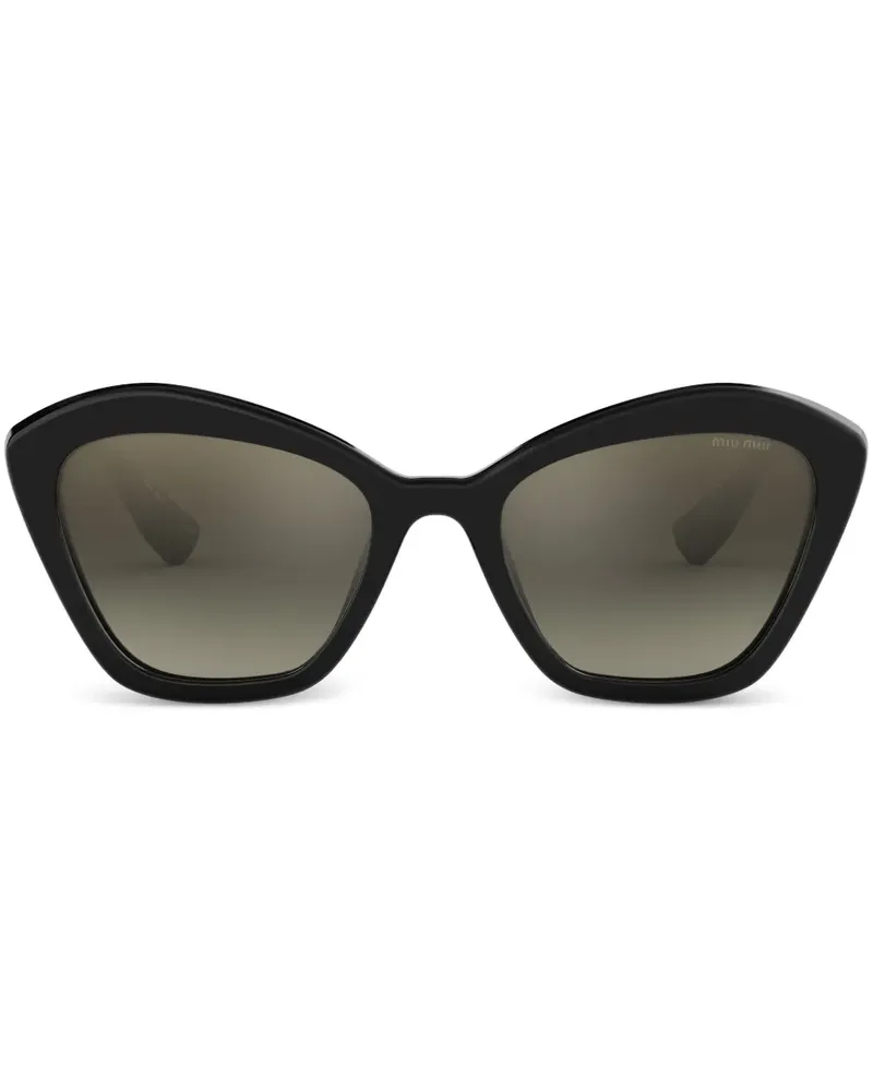 Miu Miu Cat-Eye-Sonnenbrille - Schwarz Schwarz