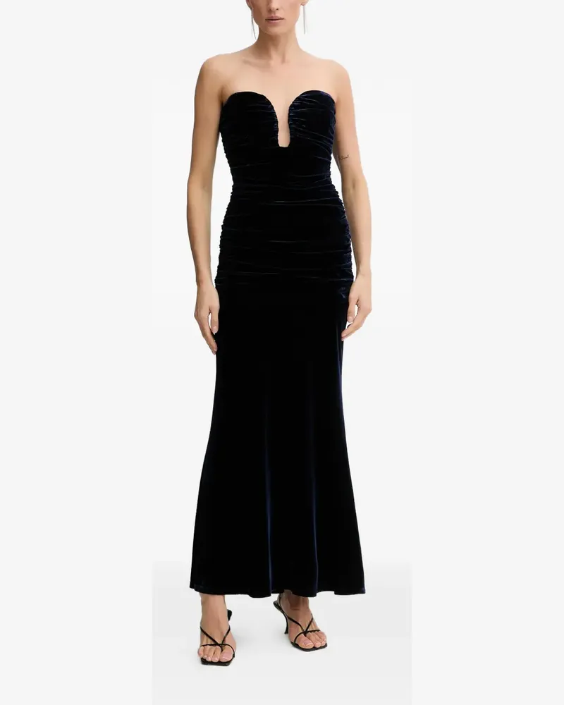 Bardot Elvira strapless maxi dress - Blau Blau