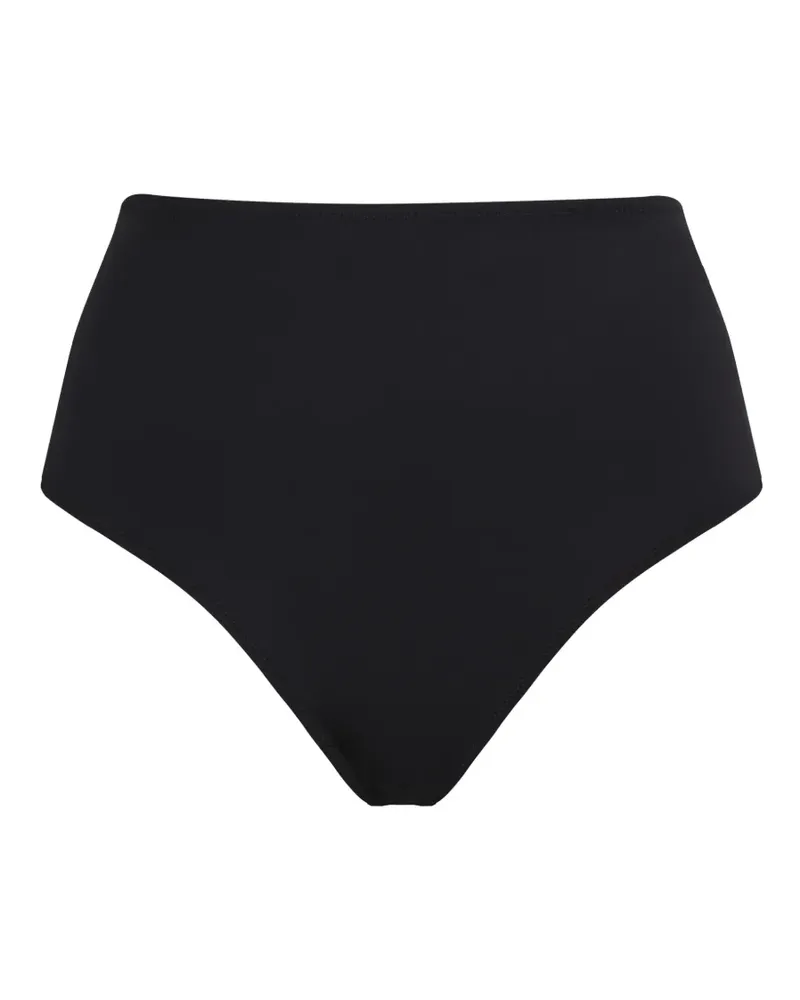 Vilebrequin Frosty Solid Bikinihöschen mit hohem Bund - Schwarz Schwarz