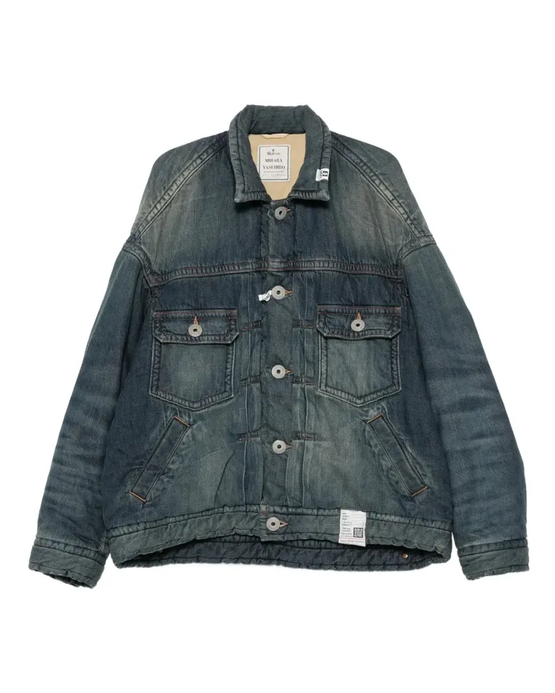 MIHARAYASUHIRO Gesteppte Jeansjacke - Blau Blau