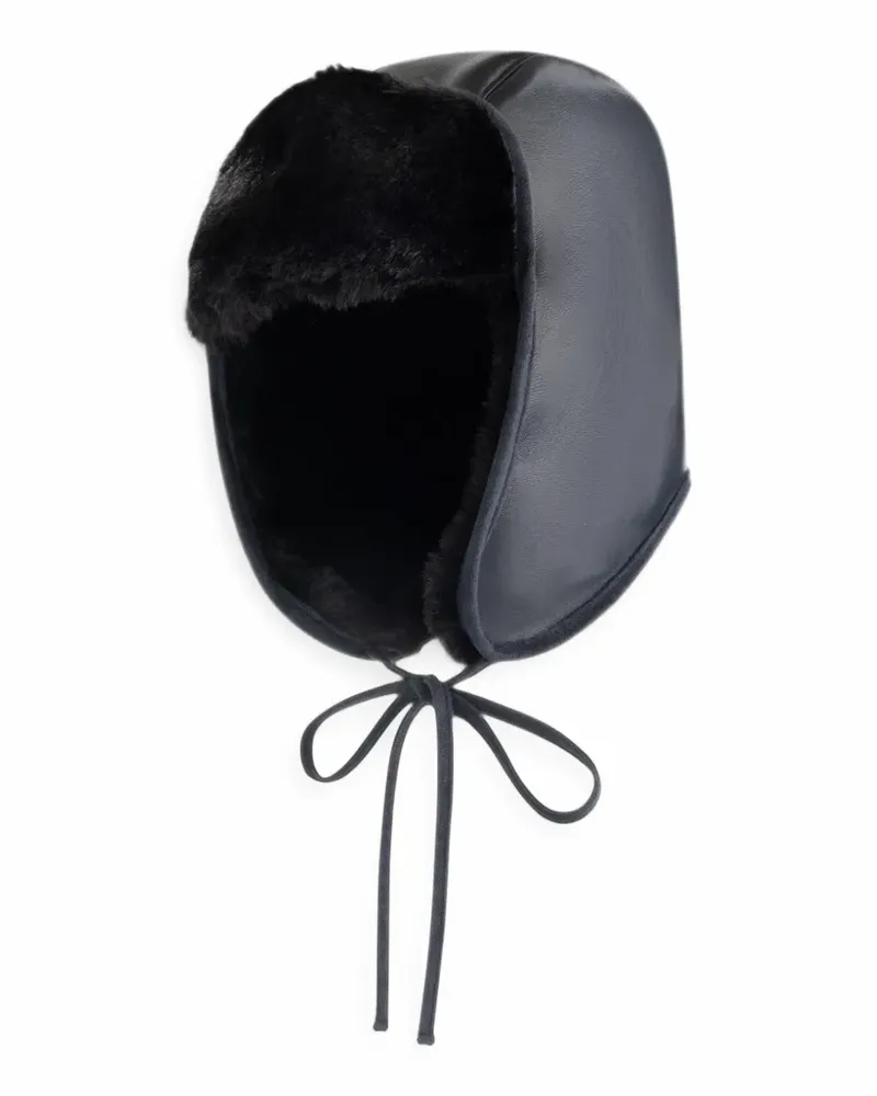 Arte Antwerp shearling trapper hat - Blau Blau