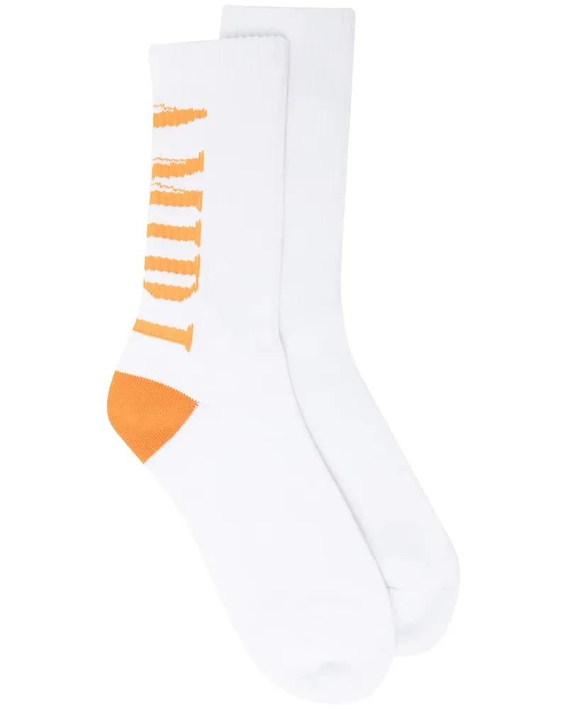 Amiri Socken mit Logo-Print - Weiß Weiß