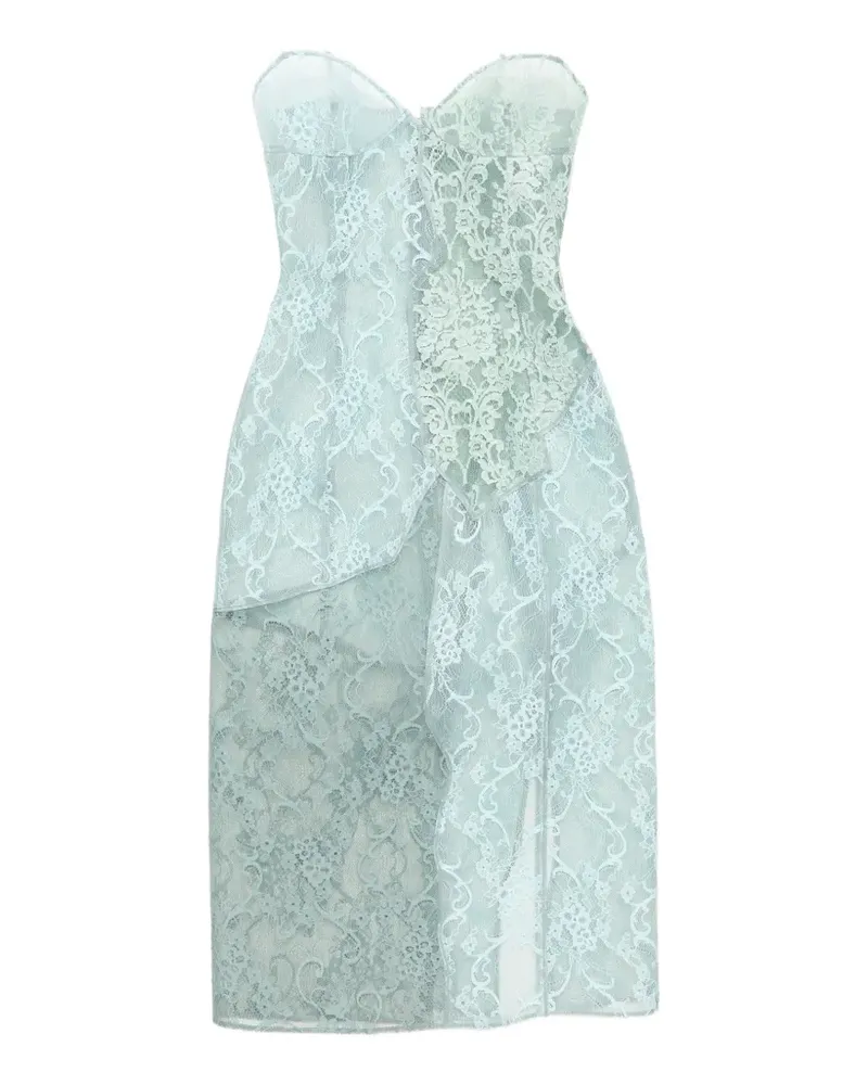 Acne Studios Midikleid aus Spitze - Blau Blau