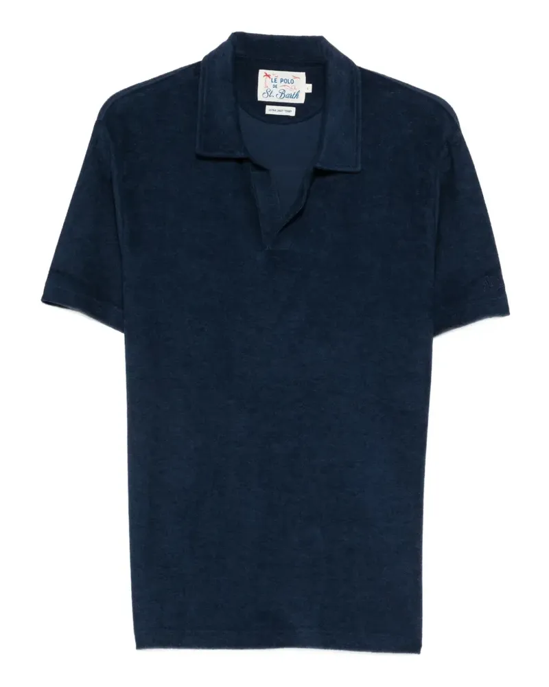 MC2 Saint Barth T-Shirt mit Kragen - Blau Blau