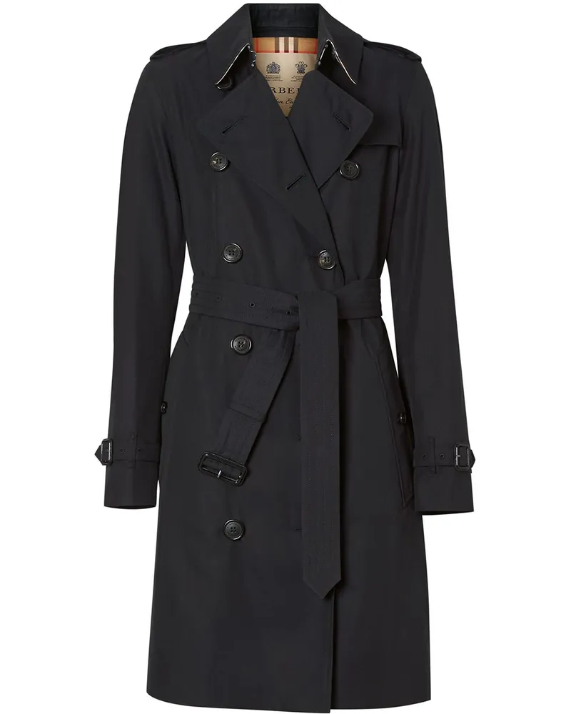 Burberry The Kensington' Heritage-Trenchcoat - Blau Blau