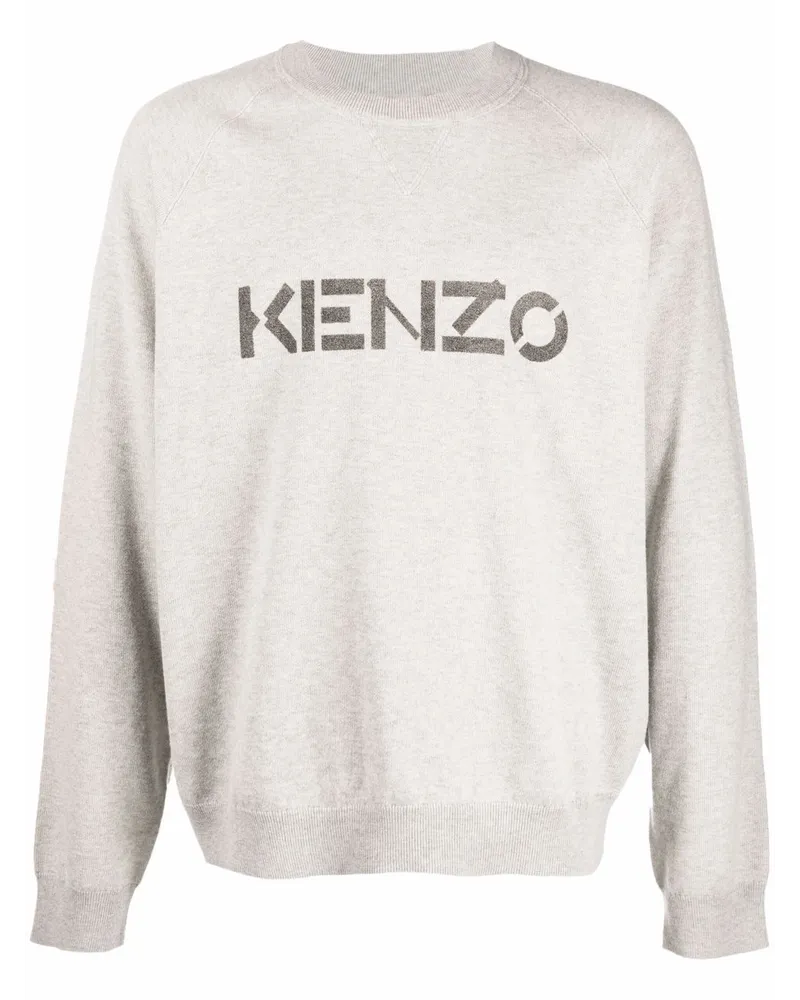 Kenzo Pullover mit rundem Ausschnitt - Grau Grau