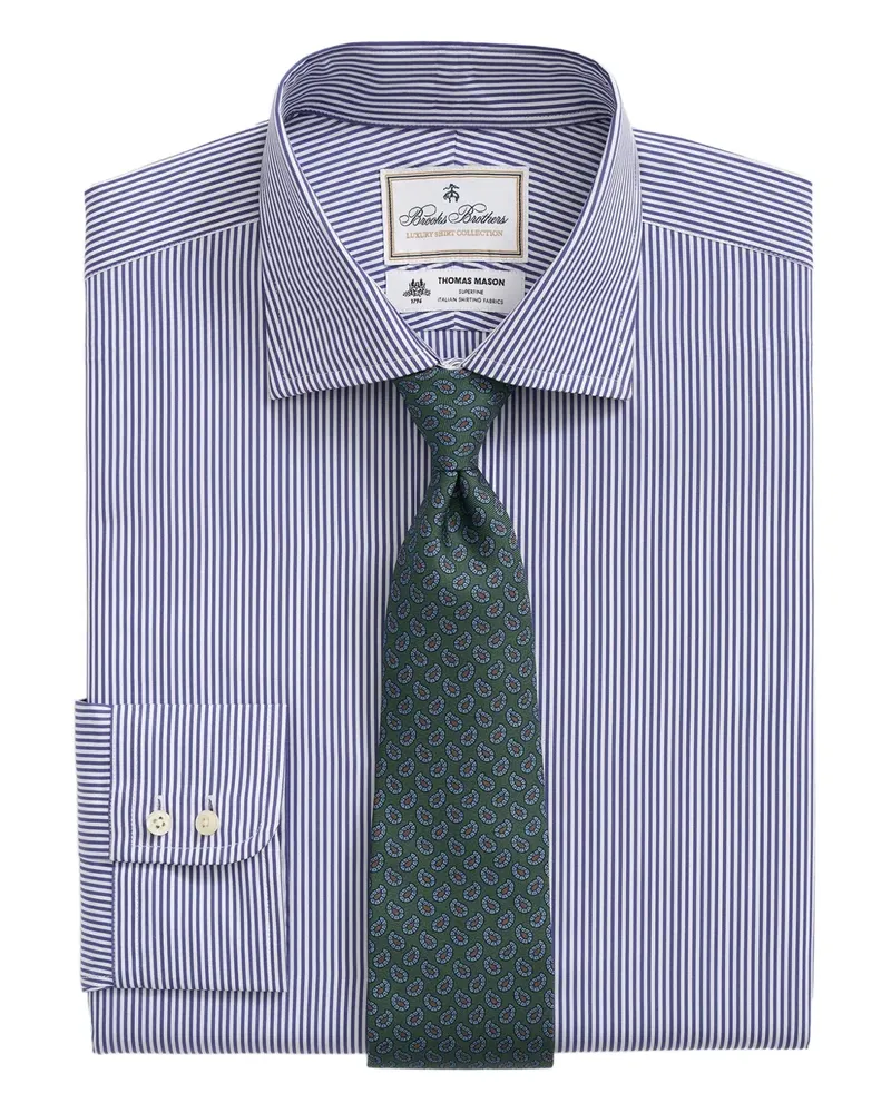 Brooks Brothers Gestreiftes Hemd - Blau Blau