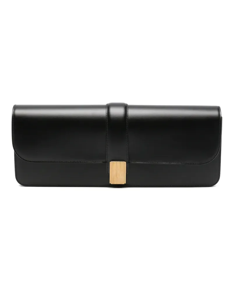 KHAITE Blake leather flap-top clutch bag - Schwarz Schwarz