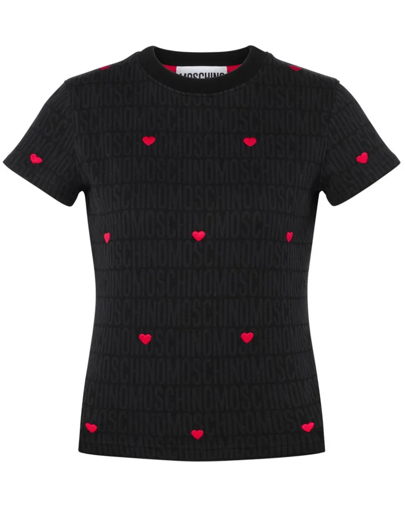 Moschino Klassisches T-Shirt - Schwarz Schwarz