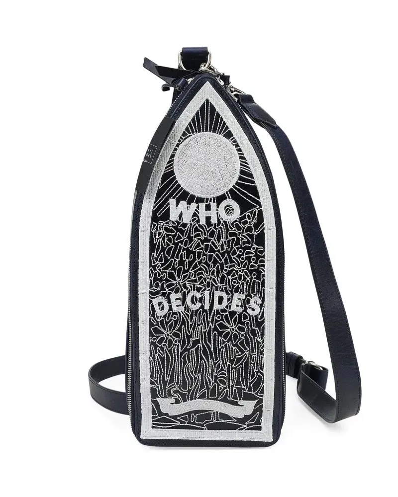 WHO DECIDES WAR Umhängetasche mit Stickerei - Blau Blau