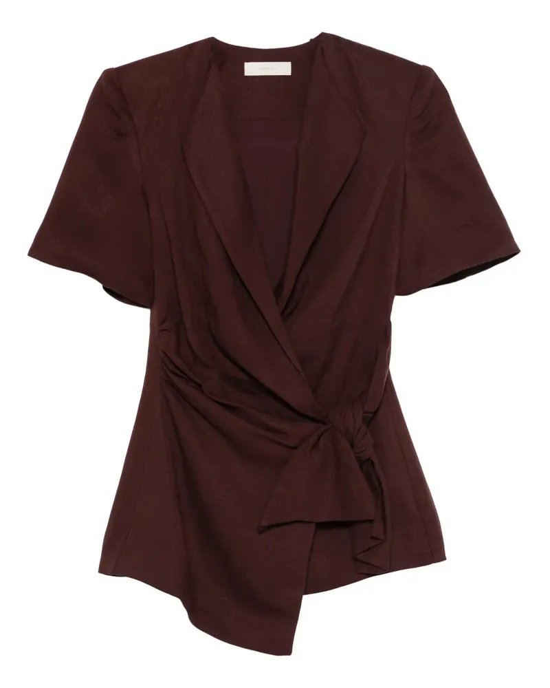 Faithfull The Brand Ida Jacke mit Schnürung - Rot Rot