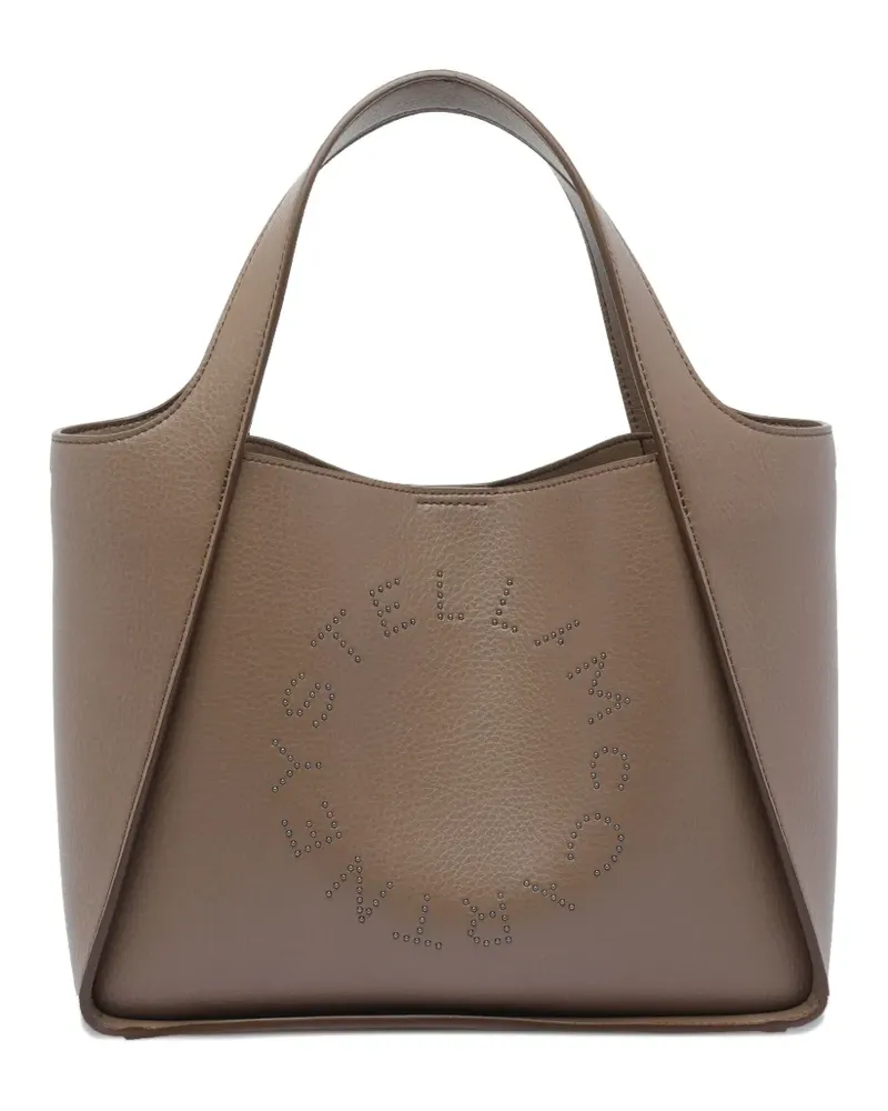 Stella McCartney Shopper mit Stella-Logo - Braun Braun