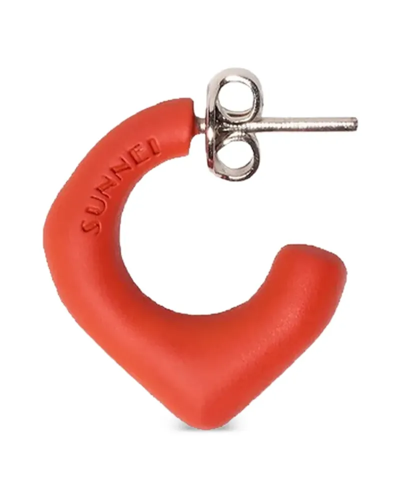 SUNNEI Halbrunde Creole mit Logo-Prägung - Orange Orange