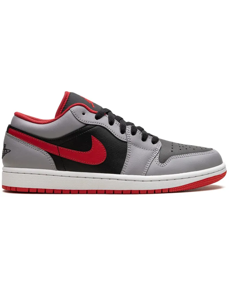 Jordan Air  1 Low "Black/Cement Grey" Sneakers - Schwarz Schwarz