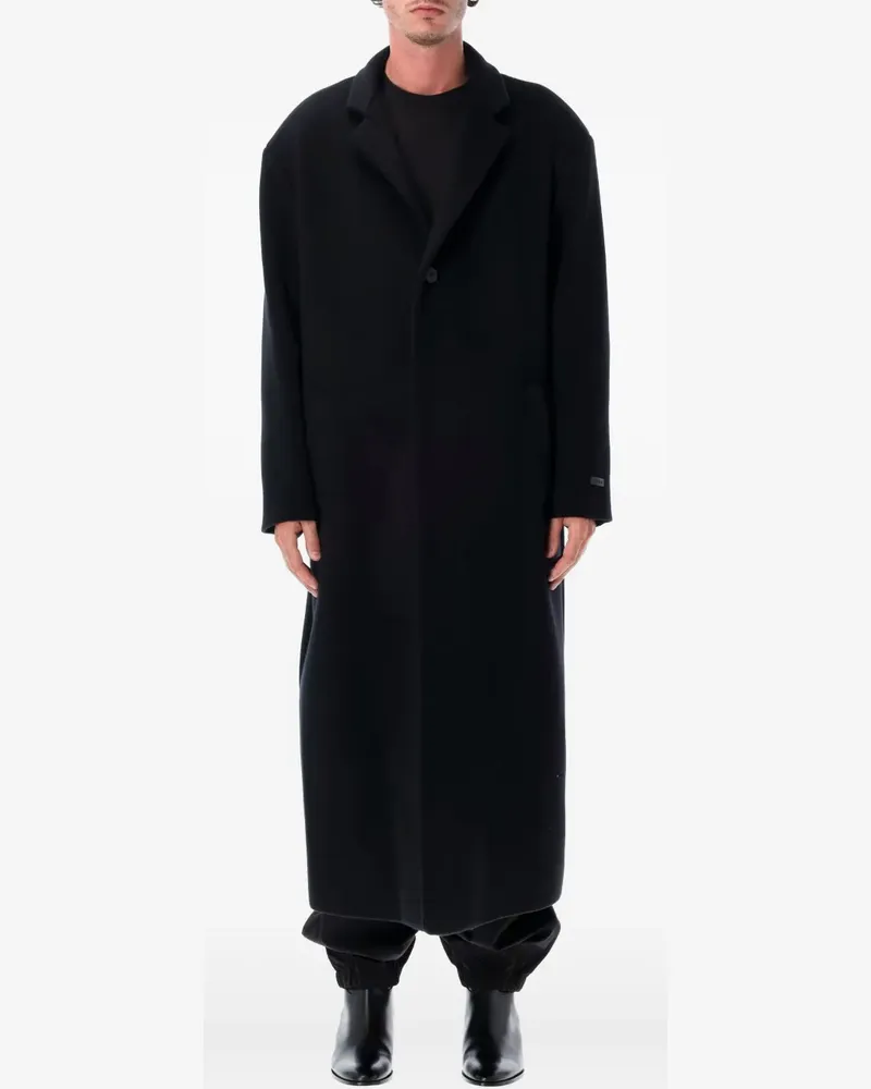 Fear of God Einreihiger Mantel - Schwarz Schwarz