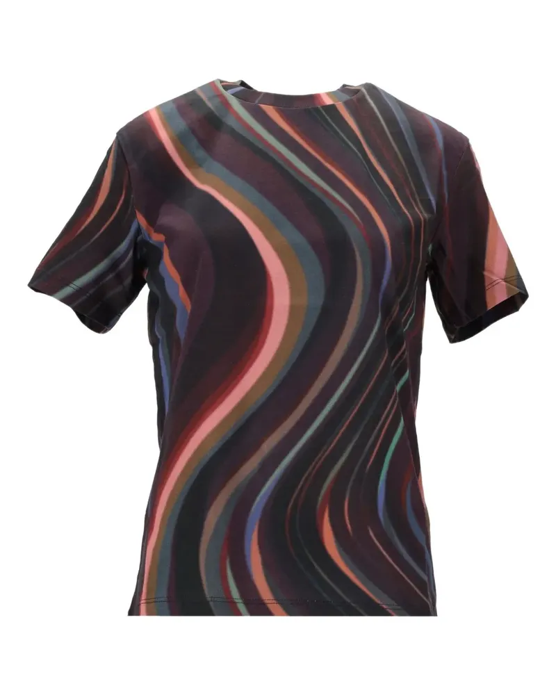 Paul Smith swirl-print T-shirt - Braun Braun
