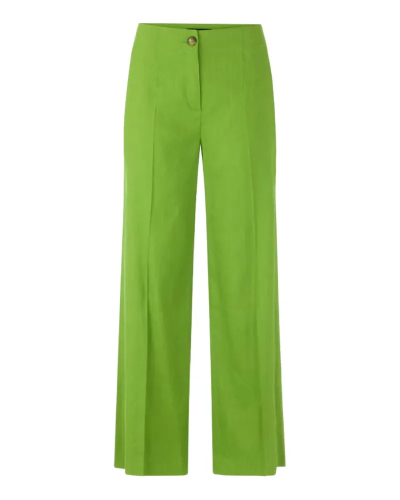 Marc Cain Waukee pressed-crease wide-leg trousers - Grün Grün