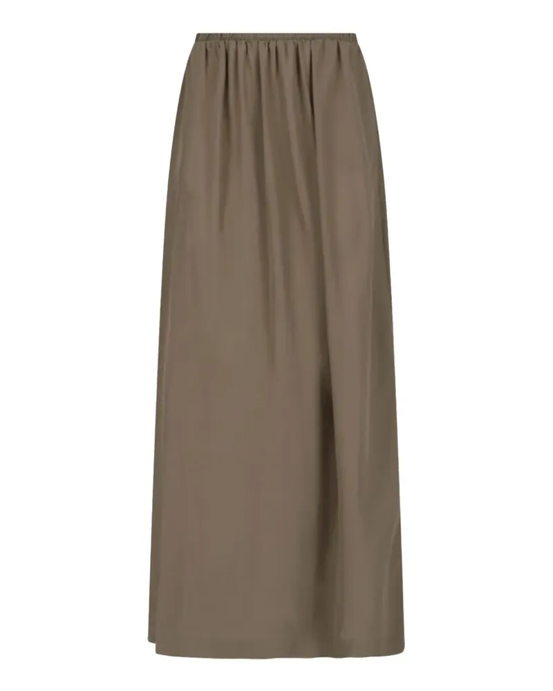 FRANKIE Shop Maxirock mit elastischem Bund - Nude Nude