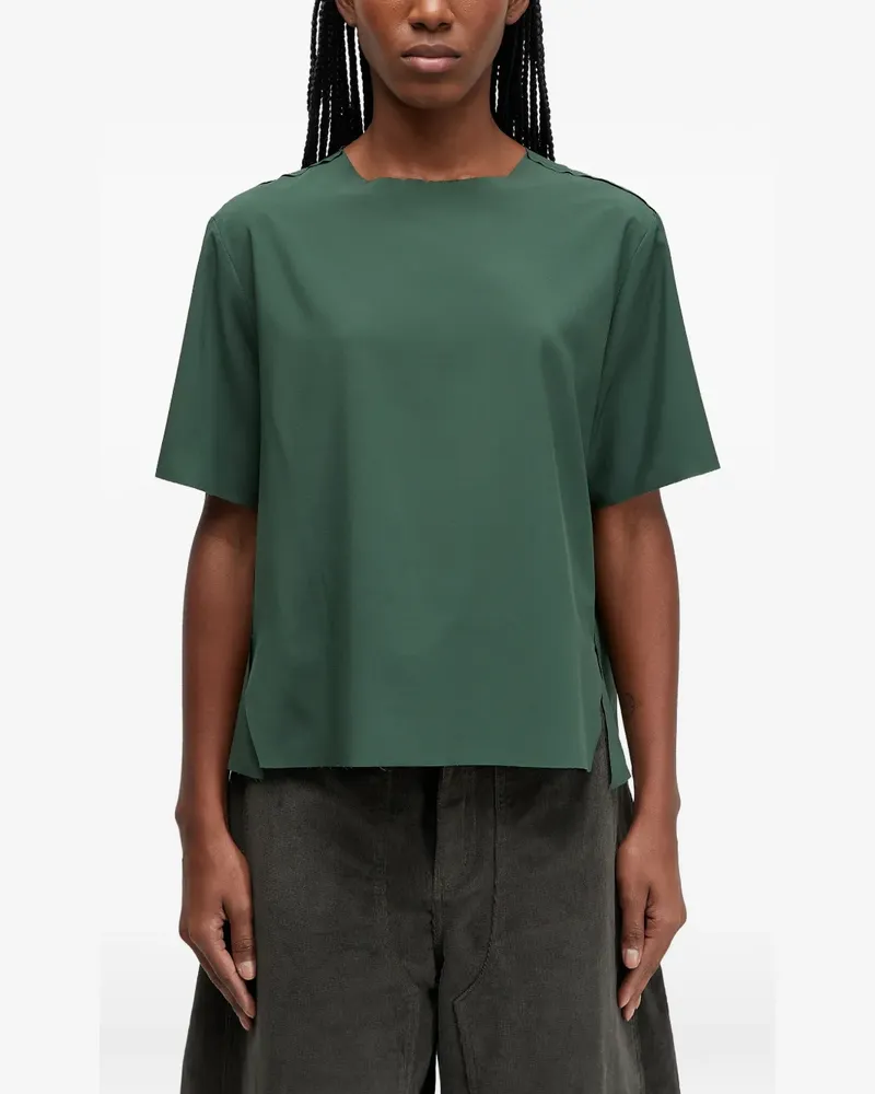 Osklen Ausgefranstes Superlight T-Shirt - Grün Grün