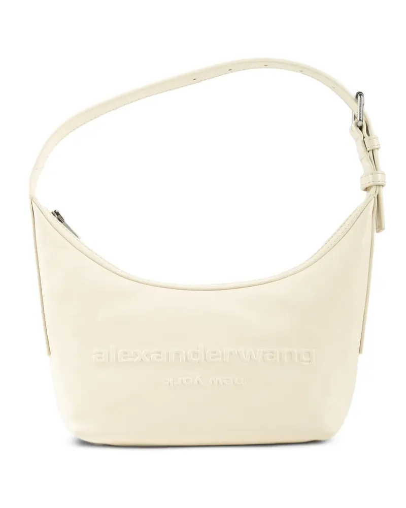 Alexander Wang small embossed-logo shoulder bag - Nude Nude