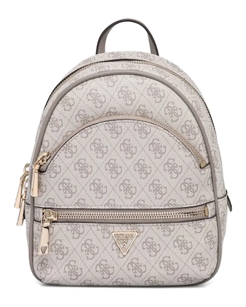 Guess monogram top-handle backpack - Nude Nude