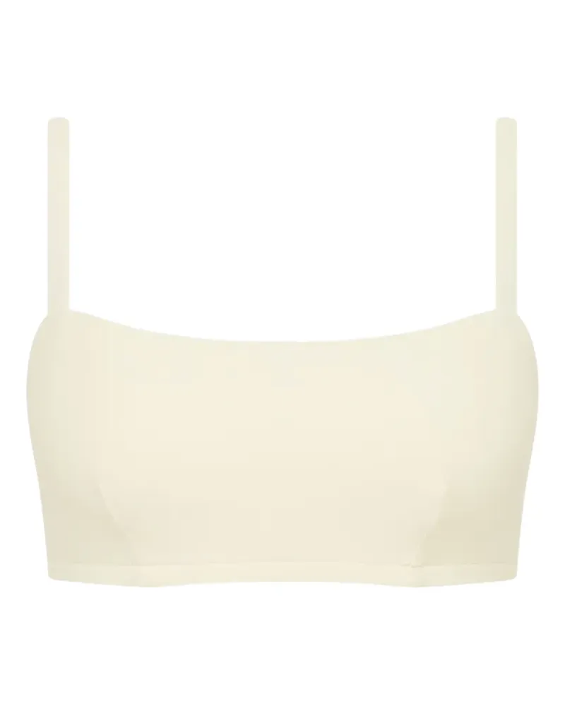 BONDI BORN Anja square-neck bikini top - Nude Nude