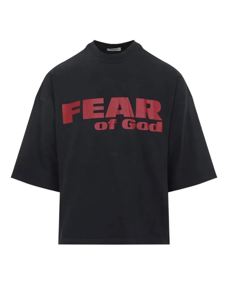 Fear of God T-Shirt mit Logo-Print - Schwarz Schwarz