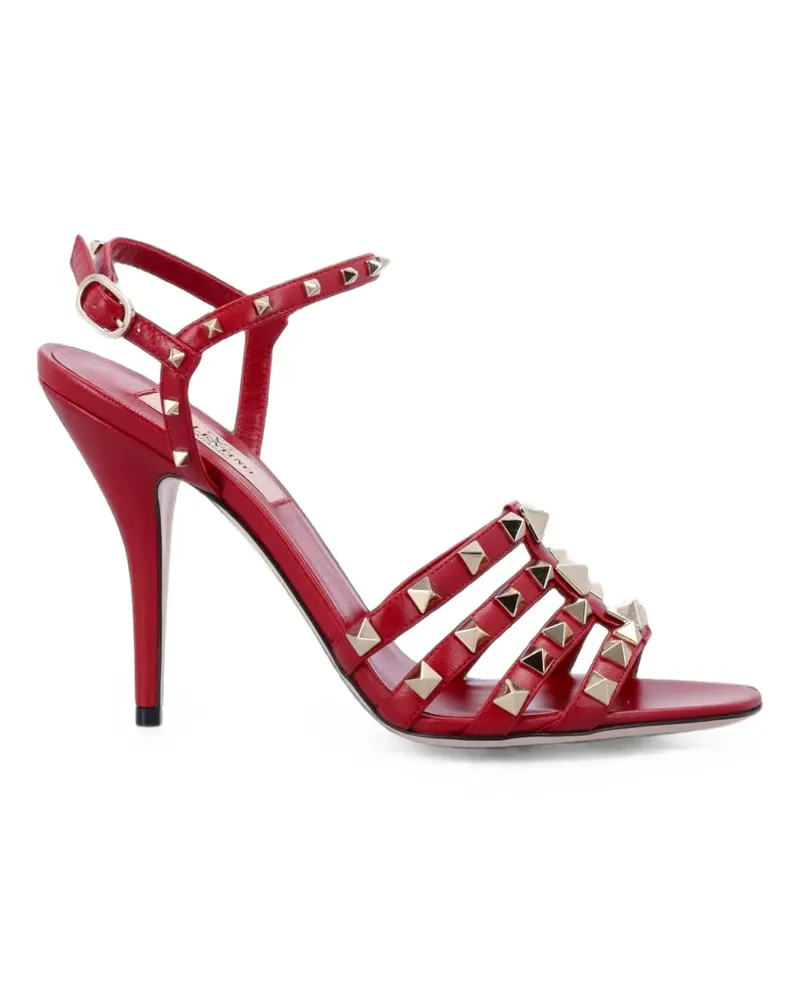 Valentino Garavani Rockstud Sandalen 100mm - Rot Rot