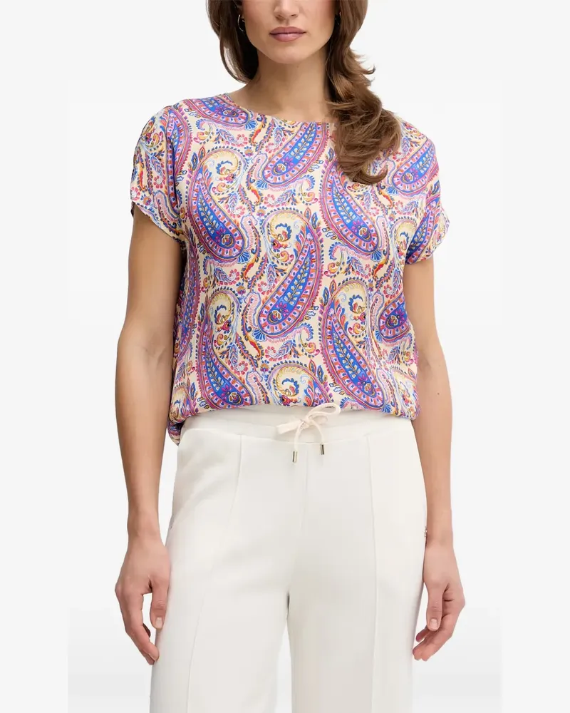 MARC AUREL Bluse mit Paisley-Print - Nude Nude