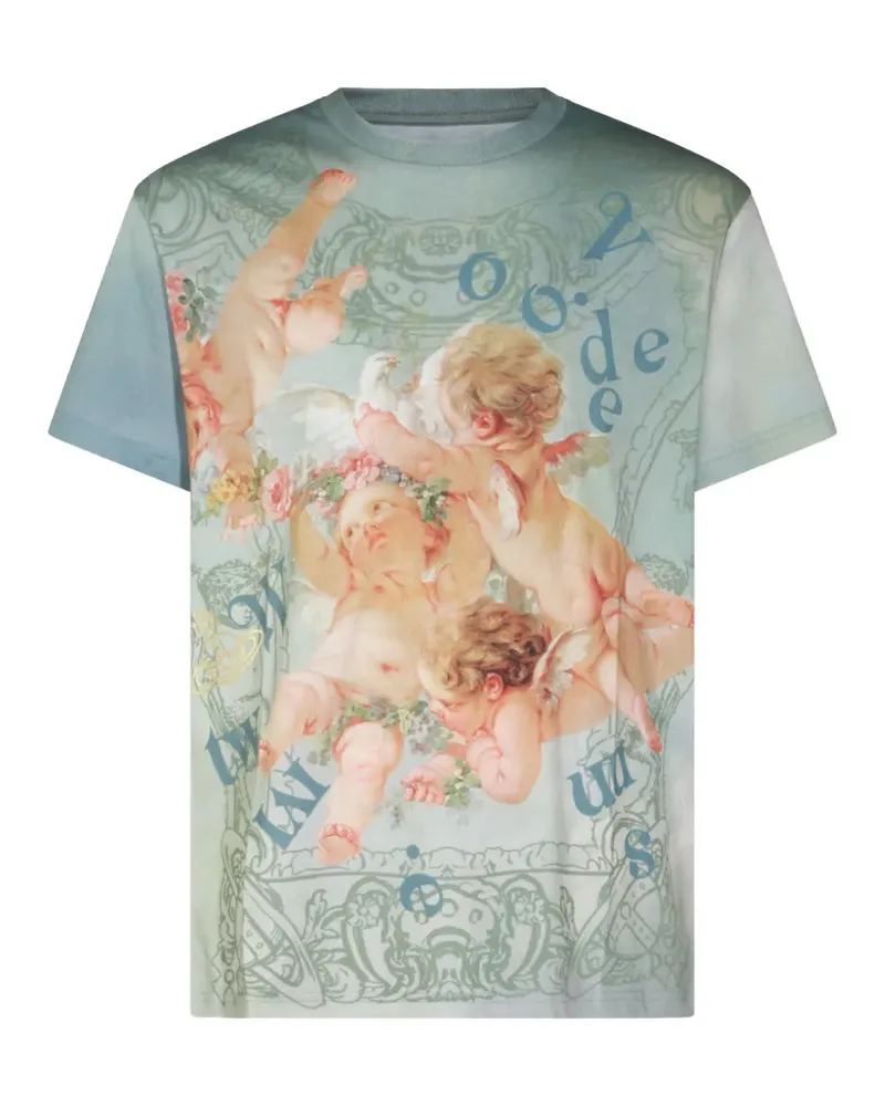 Vivienne Westwood cherub-print T-shirt - Blau Blau