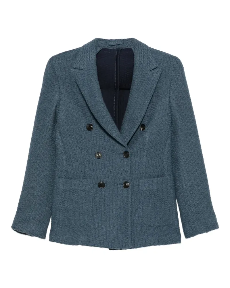 Eleventy Cabanjacke aus Kaschmir - Blau Blau